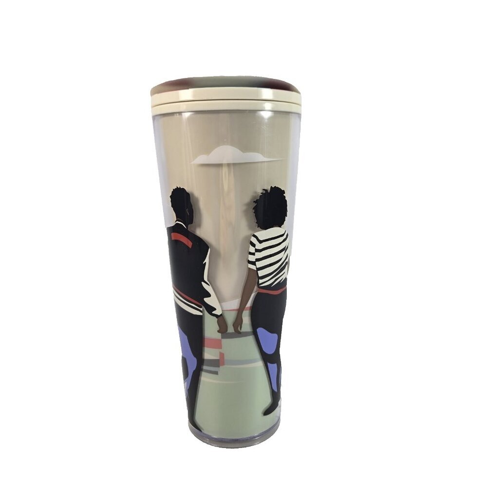 Starbucks Lou Black History 2024 Seattle Art Damon Brown Venti Tumbler NO STRAW